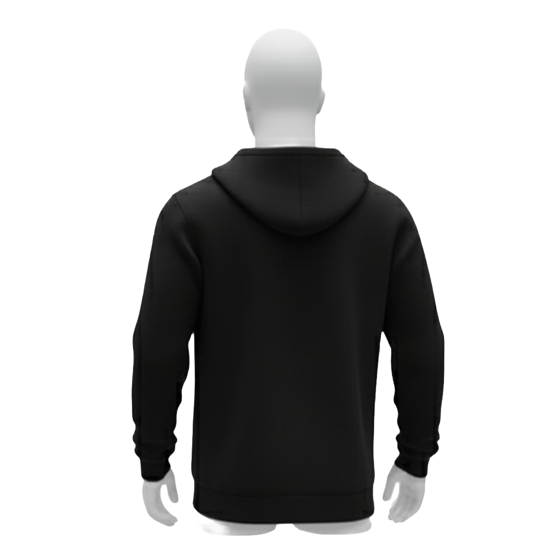Hoodies Unisex-Sweater Schwarz