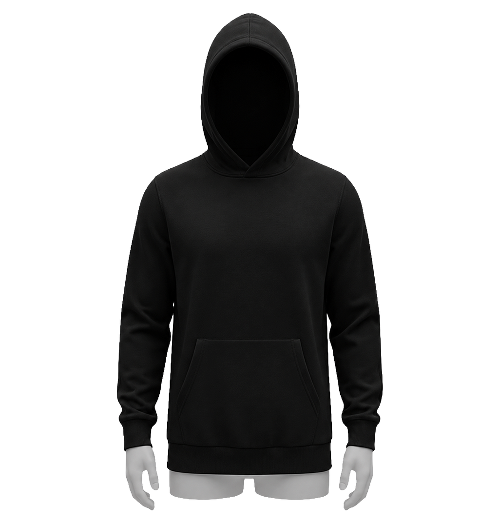 Hoodies Unisex-Sweater Schwarz